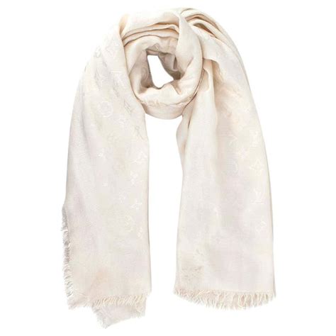 louis vuitton scarf white|louis vuitton twilly scarf.